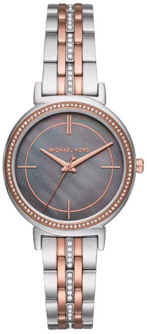 Women's Michael Kors Cinthia Stainless Steel Crystallized Watch 